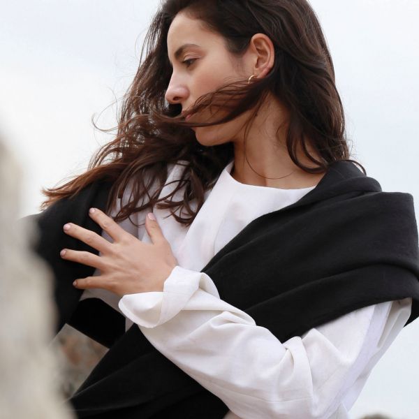 BUFANDY | Sjaal Solid - Black